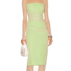 Helmut Lang Tulle Midi Dress Women's S